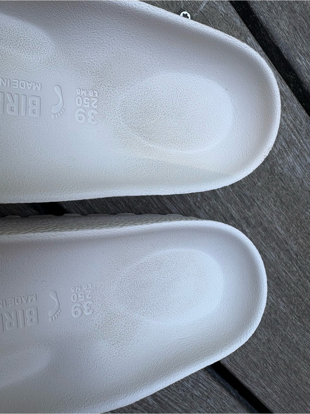 Birkenstock White Madrid Big Buckle EVA Slide - Picture 6 of 8